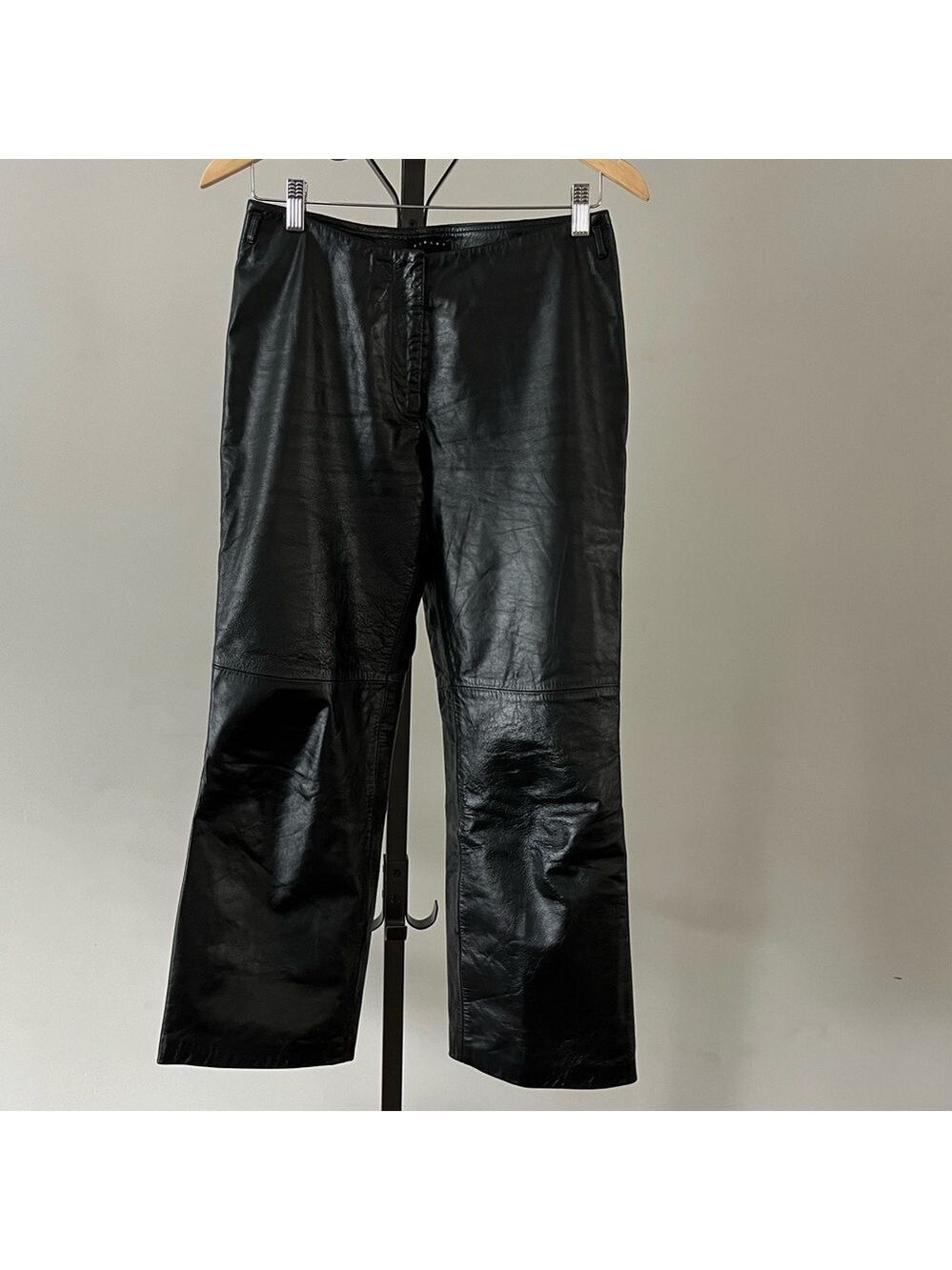 Sisley Leather Pants, Colour Black.
